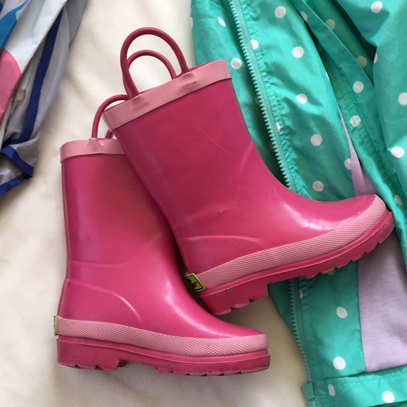 Western Chief Other - [ Western Chief Pink Toddler Rain Boots ] 7/8